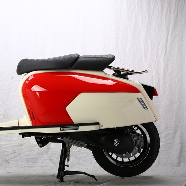 Royal Alloy Left Side Cover - Red/Ivory External Bolt hole